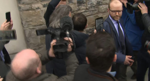 Gerry Hutch walks free from court after being cleared of the murder of David Byrne